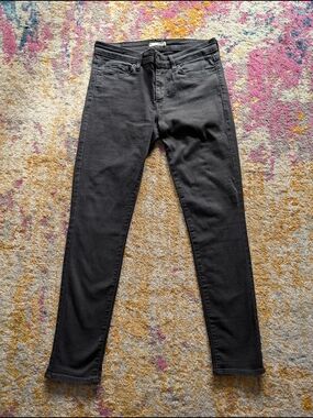 Levi's 711 Black Skinny Slim Fit Jeans
